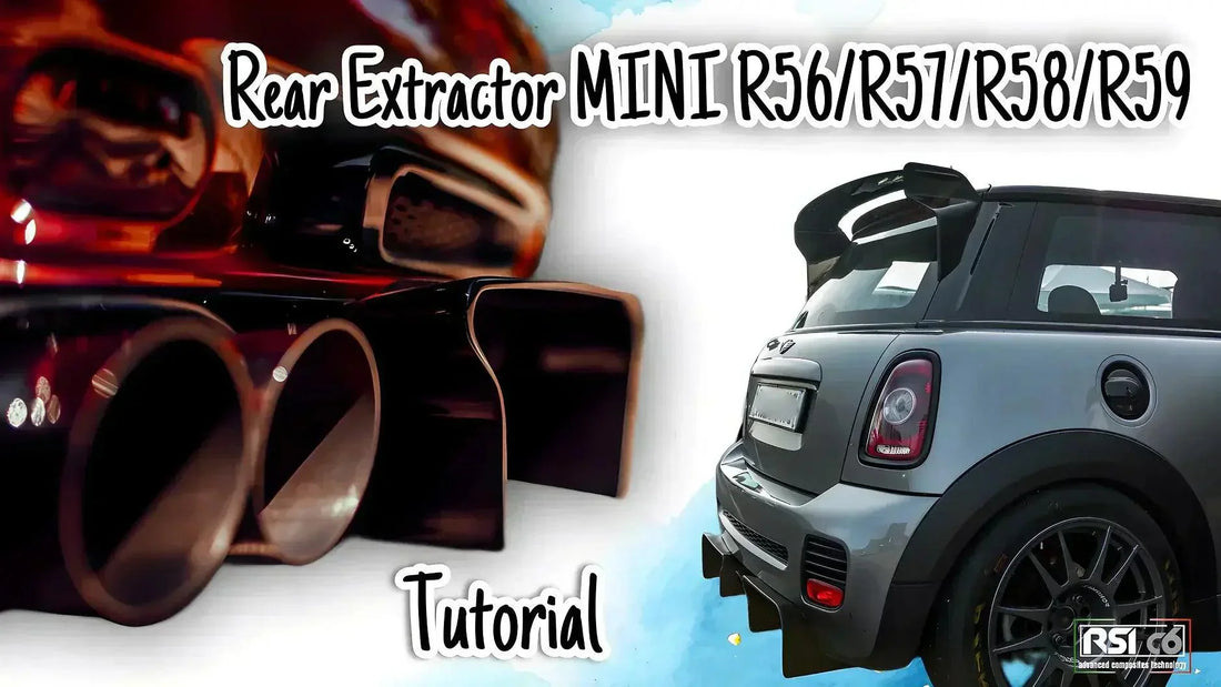 Tutorial: Carbon Fiber MINI R50/R53/R56/R57/R58/R59 Rear Extractor Challenge - RSI c6