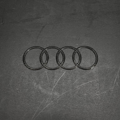 Emblem Logo Badge AUDI in Prepreg Carbon Fiber for AUDI by RSI c6