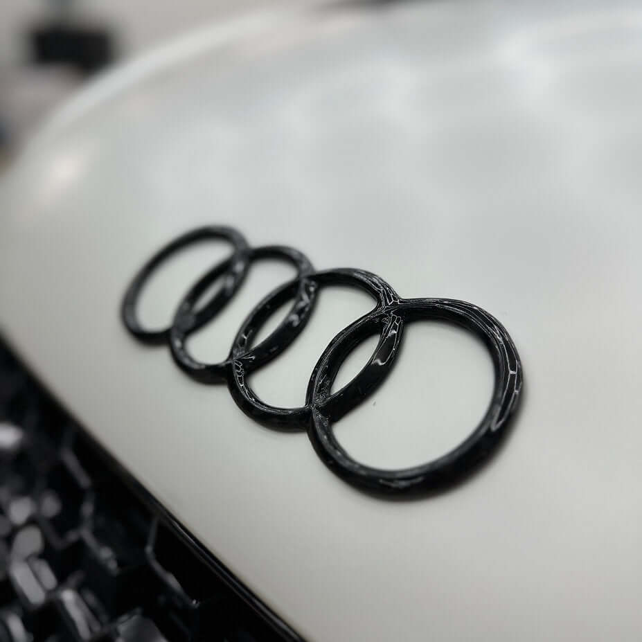 Emblem Logo Badge AUDI in Forged Carbon for AUDI by RSI c6