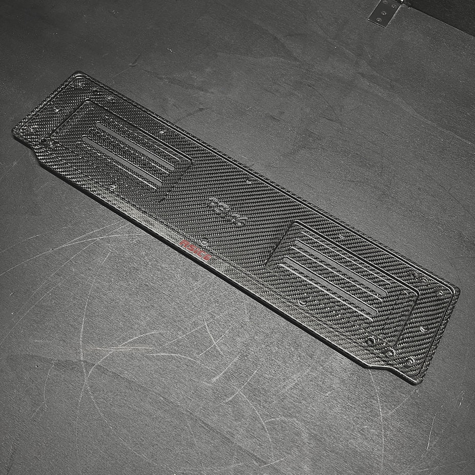 Car License Plate Holder in Carbon Fiber by RSI c6 