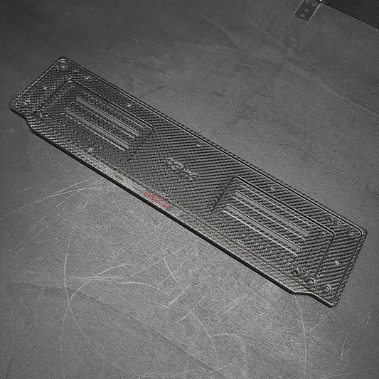 Car License Plate Holder in Carbon Fiber by RSI c6 - RSI c6