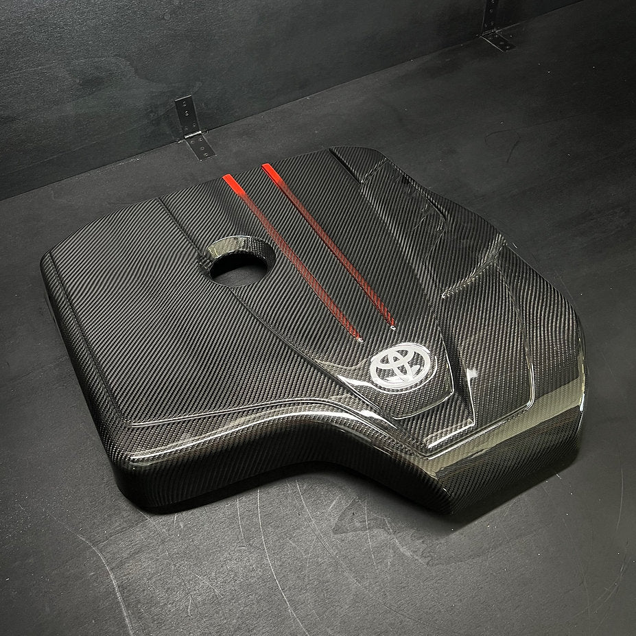 Engine Cover in Prepreg Carbon Fiber - Toyota MK5 Supra B48 2.0 - RSI c6