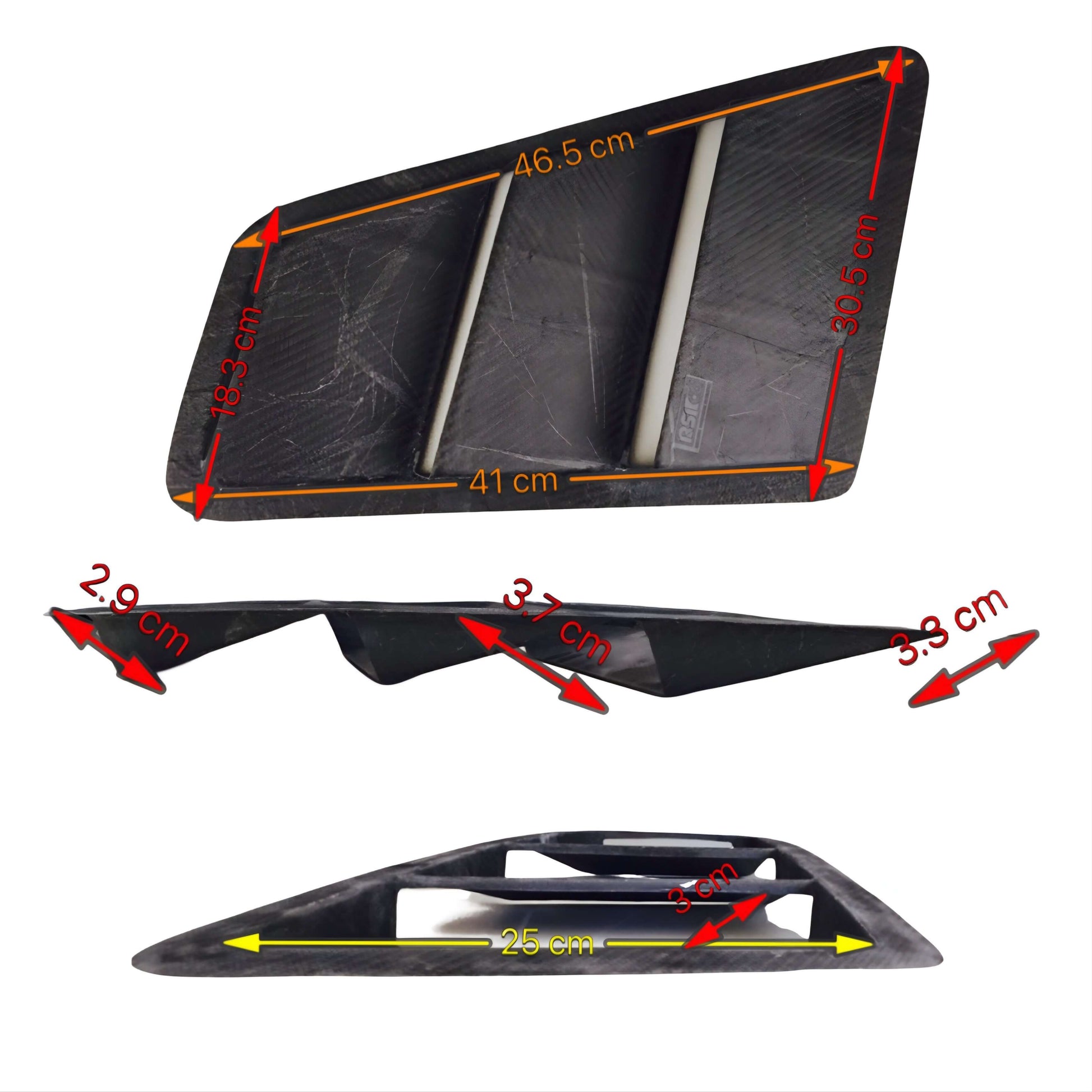 Front Bonnet Extractor in Carbon Fiber for ALL MODELS OF CAR by RSI c6