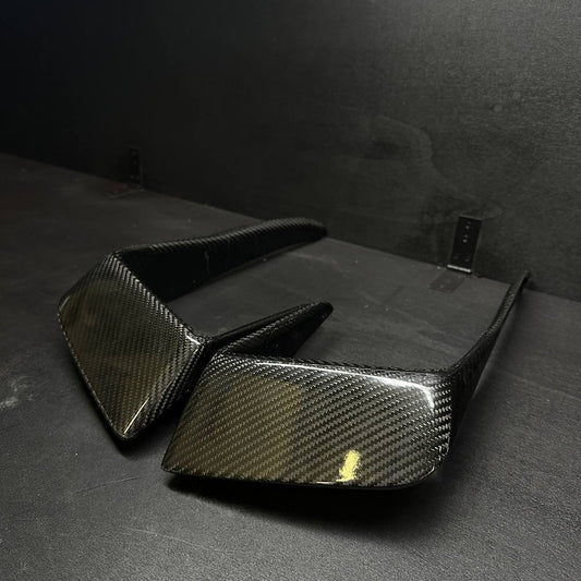 Front Bumper Fins Canards Splitter in Carbon Fiber for VW GOLF 7 R or VW GOLF GTI/GTD by RSI c6