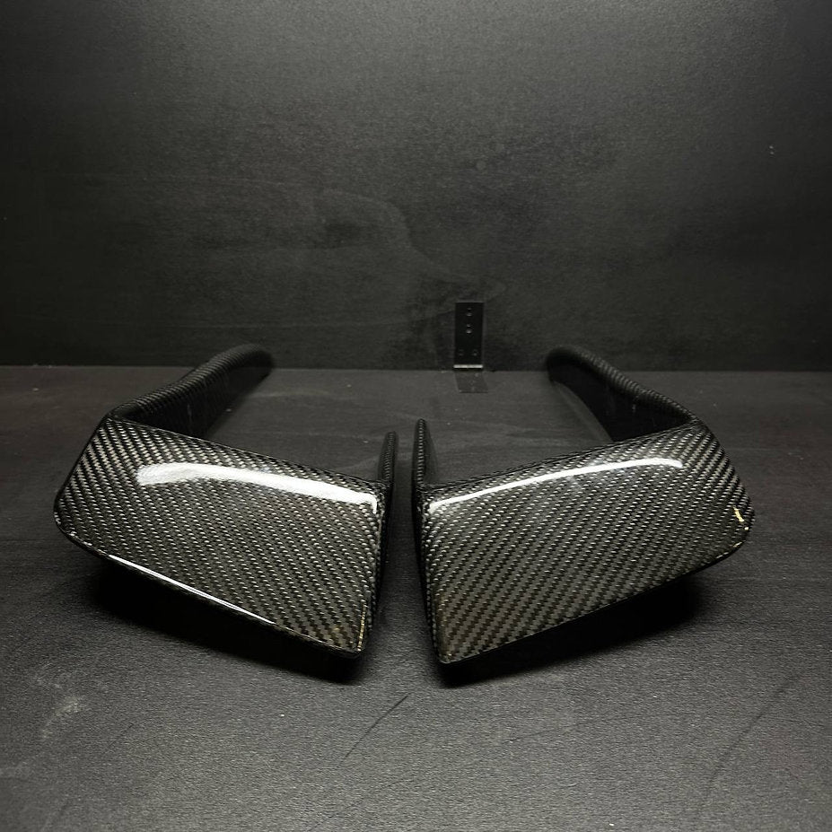 Front Bumper Fins Canards Splitter in Carbon Fiber for VW GOLF 7 R or VW GOLF GTI/GTD by RSI c6