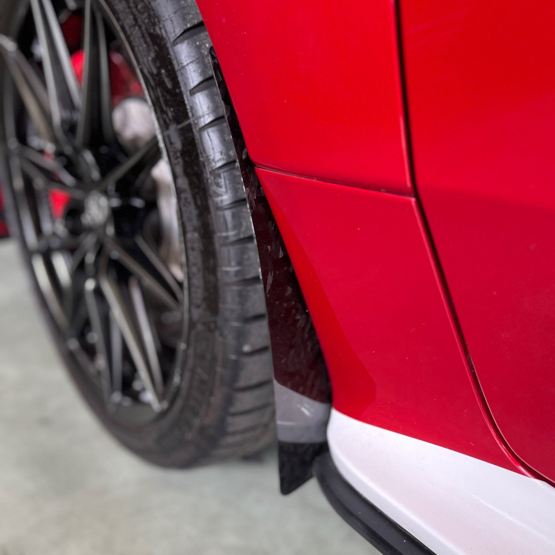 Front Mud Flaps in Forged Carbon Fiber for Toyota GR Yaris by RSI c6