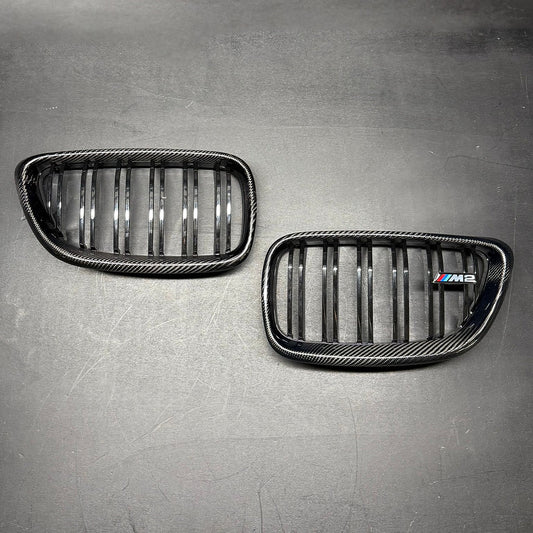 Carbon grill kidneys in Carbon Fiber for BMW F87 M2 by RSI c6