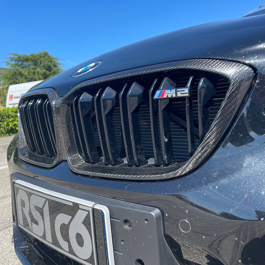 Carbon grill kidneys in Carbon Fiber - BMW F87 M2C - RSI c6