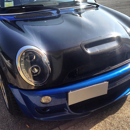 Bonnet Hood in Pre-preg Carbon Fiber for MINI R50 / R52 / R53 by RSI c6