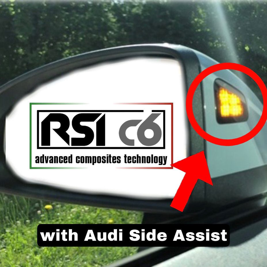 Side Mirror Caps in Carbon Fiber for AUDI TT / TTS / TT RS 8S Mk3 by RSI c6