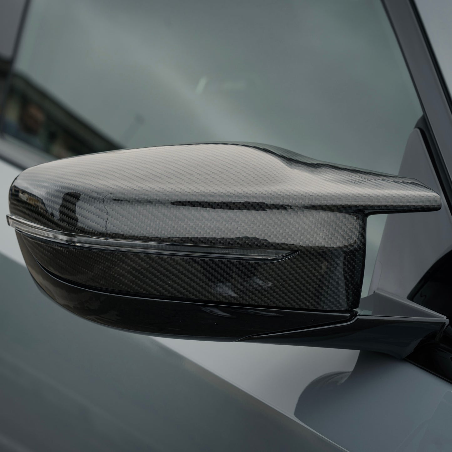 Side Mirror Caps in Carbon Fiber for BMW M2 G87 by RSI c6