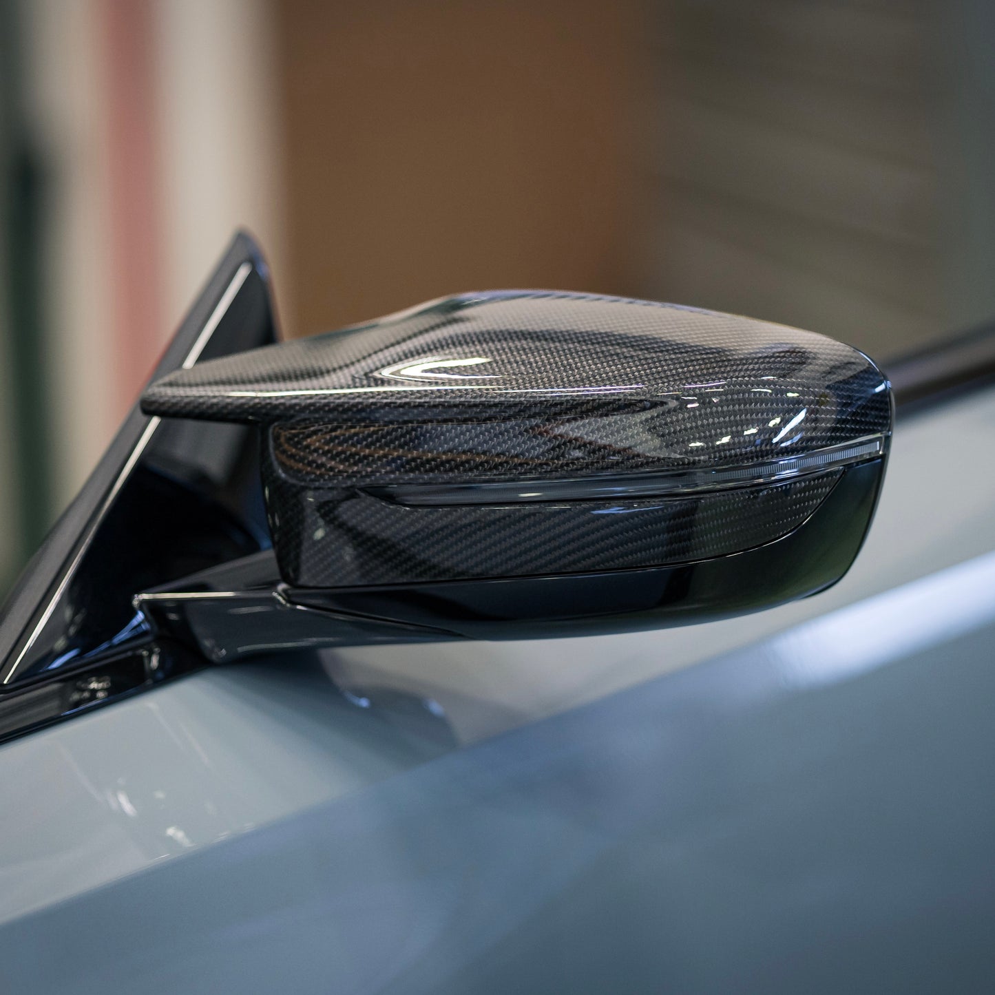 Side Mirror Caps in Carbon Fiber for BMW M2 G87 by RSI c6