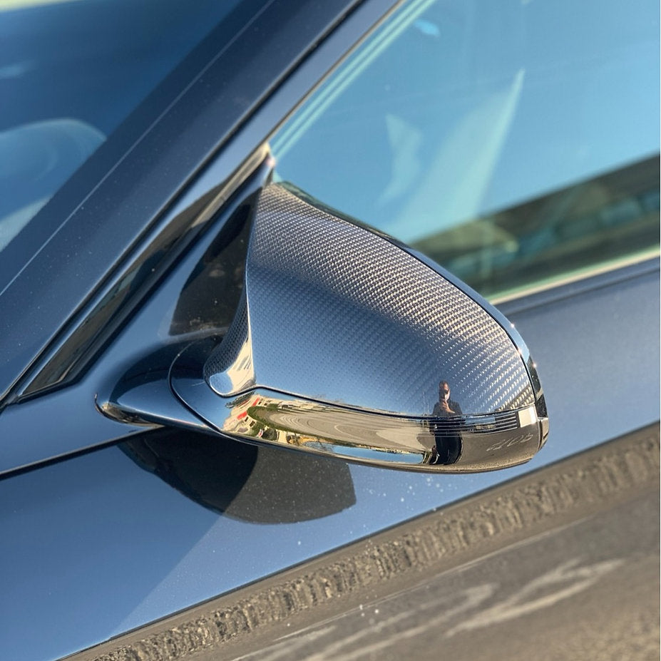 Side Mirror Caps in Carbon Fiber for BMW F87 M2 & M2 Competition by RSI c6