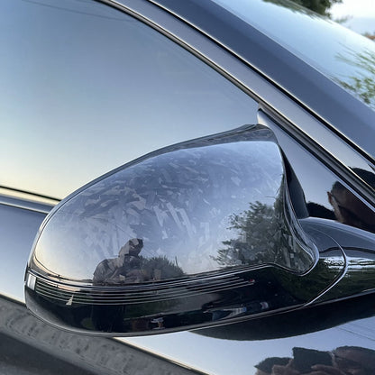 Side Mirror Caps in Forged Carbon Fiber for BMW F87 M2C by RSI c6