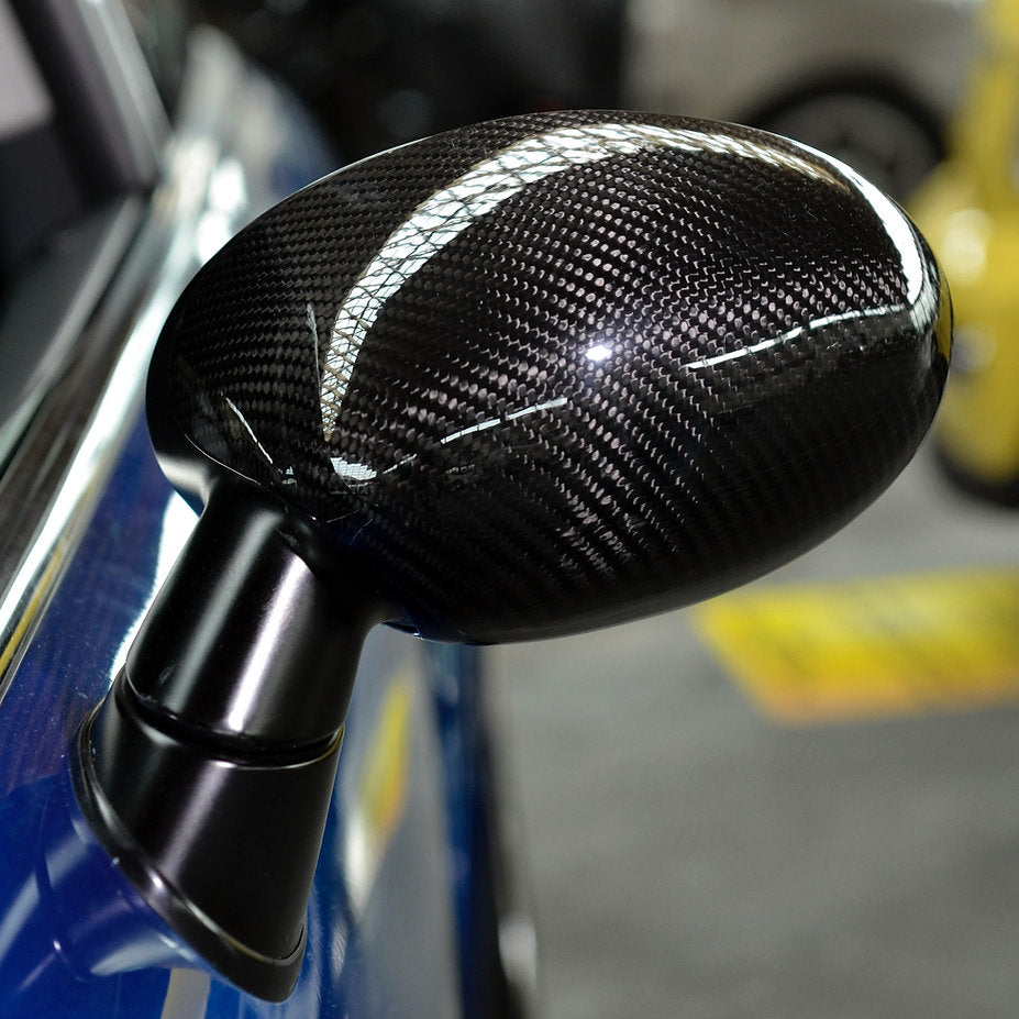 Side Mirror Caps in Carbon Fiber for MINI R50 / R52 / R53 by RSI c6