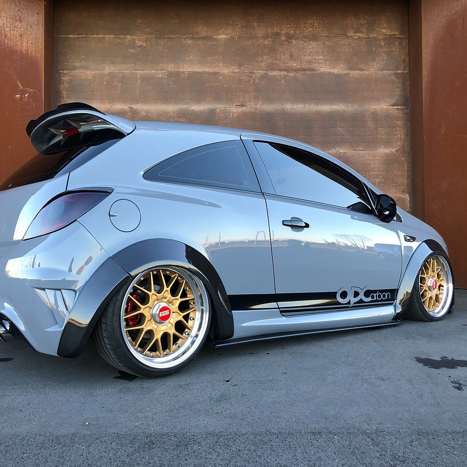 Wide Arches in Carbon Fiber - Opel/Vauxhall Corsa D OPC