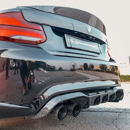 Rear Extractor in Forged Carbon Fiber - BMW F87 M2 & M2C