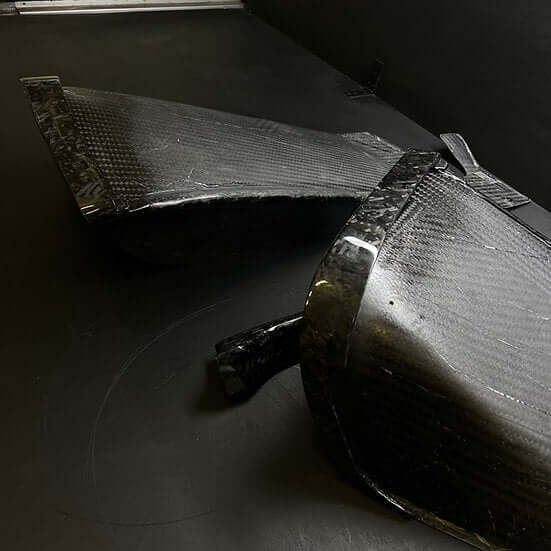 Rear Extractor Diffuser "PRO" in Forged Carbon for MINI F55/F56/F57 by RSI c6