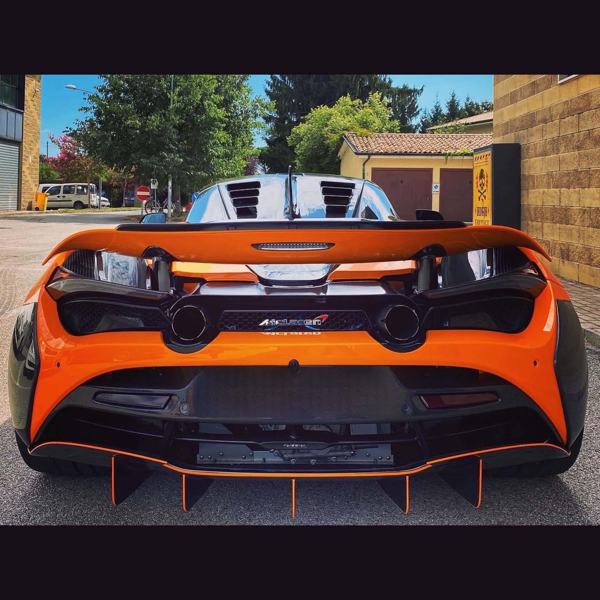 Rear Extractor Fins in Carbon Fiber for MCLAREN 720S by RSI c6