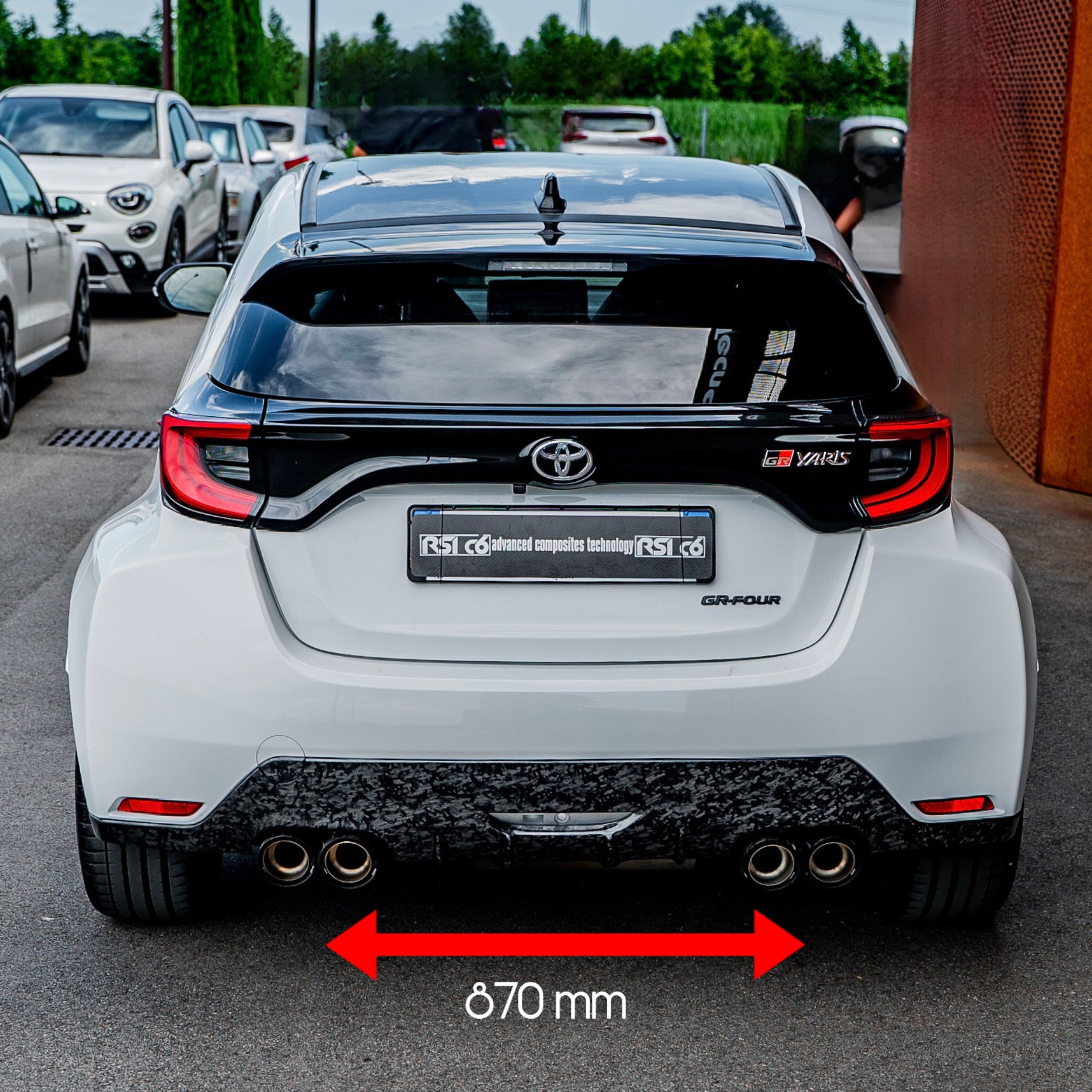 Rear Diffuser in Forged Carbon for Toyota GR Yaris by RSI c6