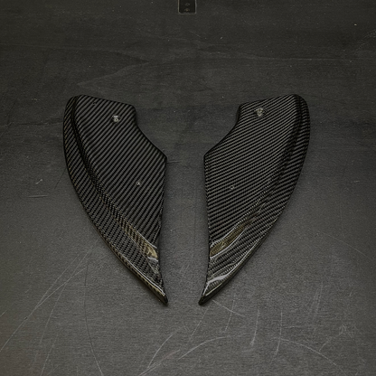 Rear Spats in Carbon Fiber for AUDI TT RS Pre FL 8S Mk3 by RSI c6