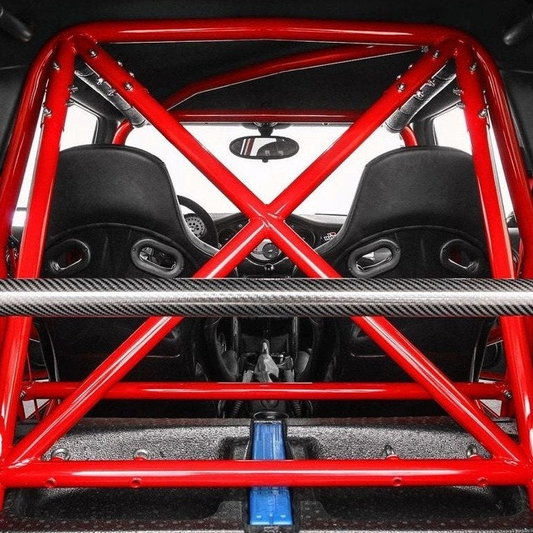 Rear Strut Bar in Prepreg Carbon Fiber or Forged Carbon for MINI R50 / R52 / R53 by RSI c6