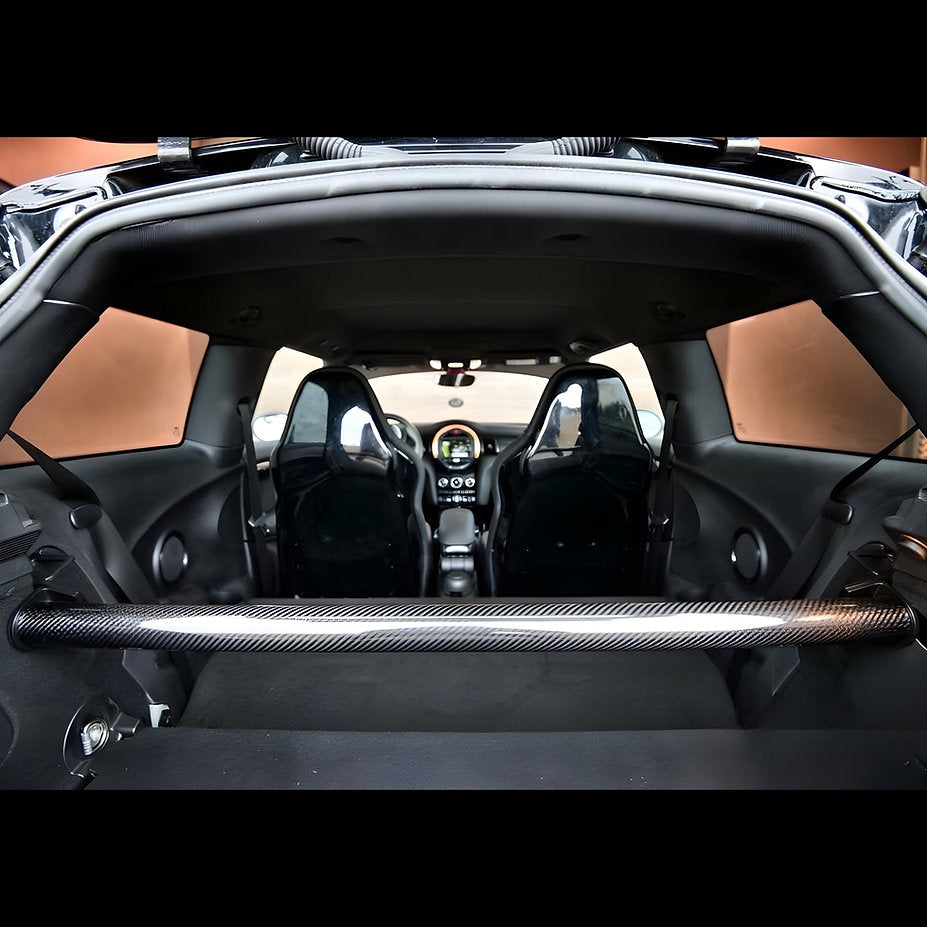 Rear Strut Bar in Prepreg Carbon Fiber or Forged Carbon for MINI F56 / F57 by RSI c6