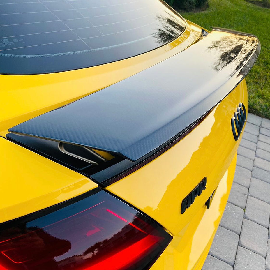 Rear Trunk OEM Spoiler in Carbon Fiber for AUDI TT / TTS / TT RS 8S Mk3 by RSI c6