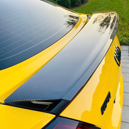 Rear Trunk OEM Spoiler in Carbon Fiber for AUDI TT / TTS / TT RS 8S Mk3 by RSI c6