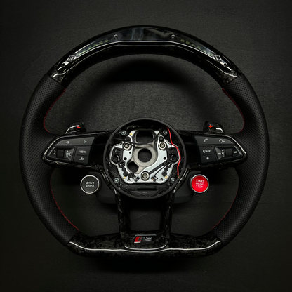 Steering Wheel Custom Carbon or Forged Carbon for AUDI TT 8S Mk3 by RSI c6