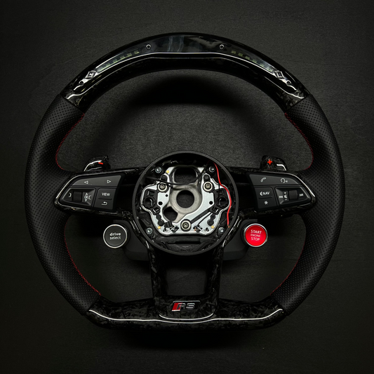 Steering Wheel Custom Carbon or Forged Carbon for AUDI TT 8S Mk3 by RSI c6