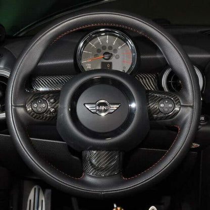 Steering Wheel Trims in Carbon Fiber for MINI R55 / R56 / R57 / R58 / R59 / R60 / R61 by RSI c6