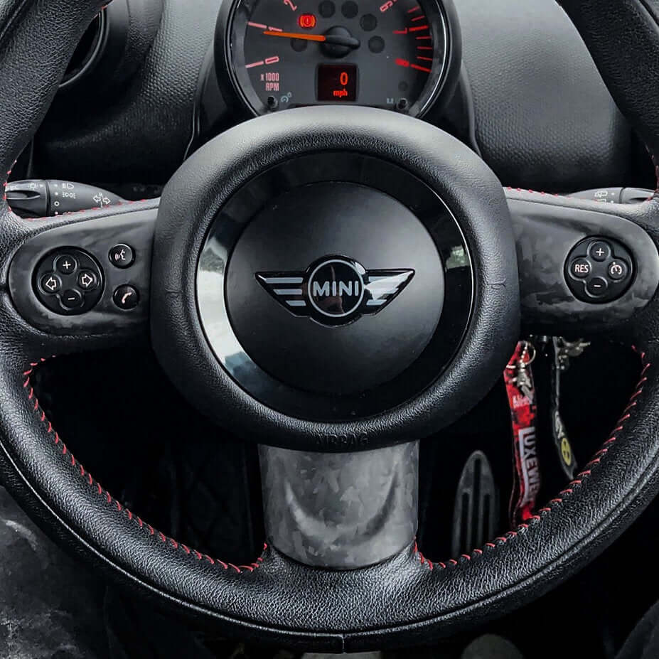 Steering Wheel Trims in Forged Carbon for MINI R55 / R56 / R57 / R58 / R59 / R60 / R61 by RSI c6