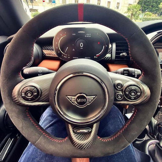 Steering Wheel Trims in Carbon Fiber - MINI F54 / F55 / F56 / F57 / F60 / GP3 - RSI c6