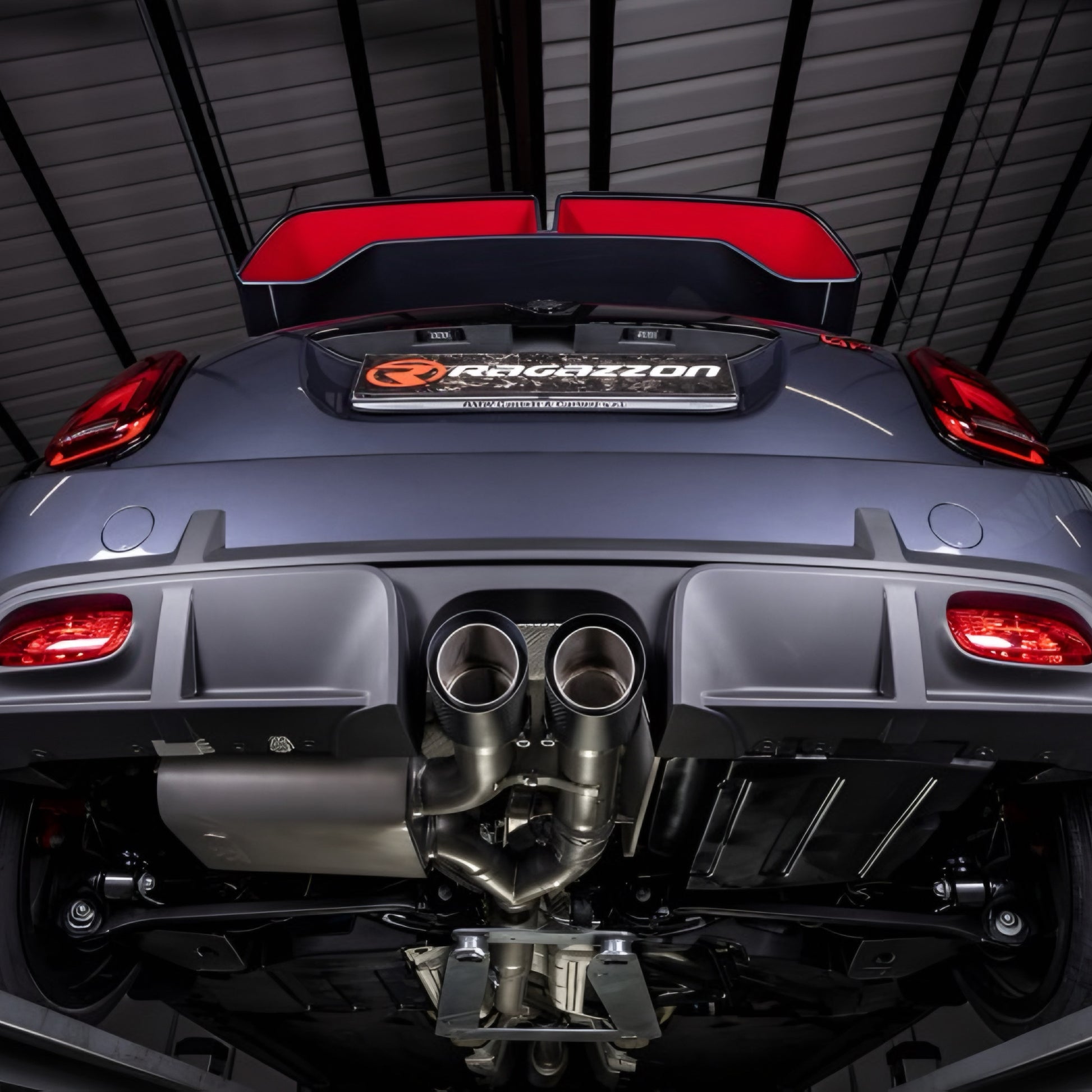 Top Line stainless steel rear silencer for MINI GP3 by RAGAZZON Exhaust