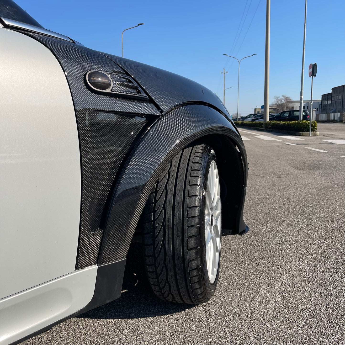 Wide Body Kit in Carbon Vented Fenders & Wide Arches for MINI R55/R56/R57/R58  by RSI c6