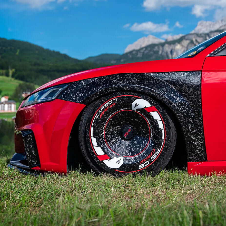 Wide Fenders in Forged Carbon Fiber for AUDI TT / TTS / TT RS 8S Mk3 by RSI c6